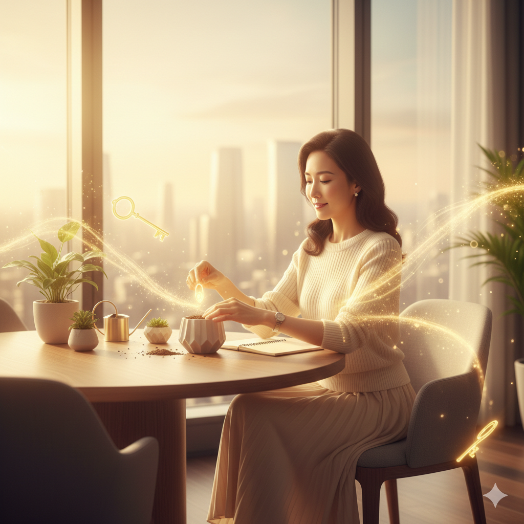 アファメーション,心理学,脳科学,Luxury Women's Business Academy,マインドブロック,豊かさを手に入れる